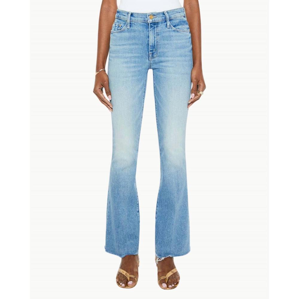 MOTHER Light Blue Flare Jeans